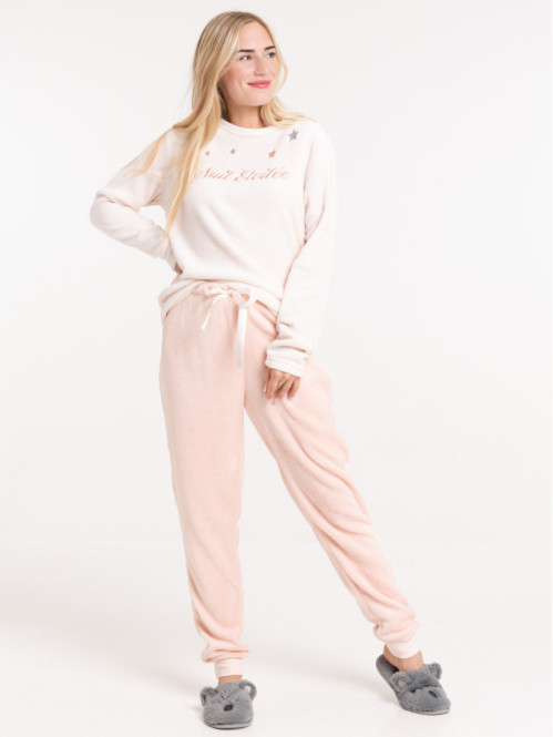Pyjama polaire nuit étoilée femme