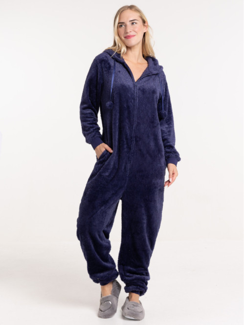Combinaison bleu nuit femme