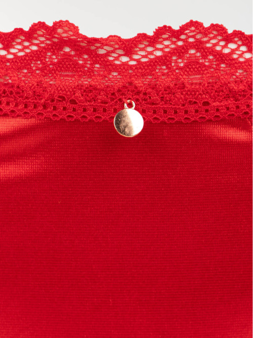 Shorty rouge kiss femme (S-XL)