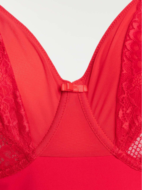 Body grande taille rouge femme Body grande taille rouge femme