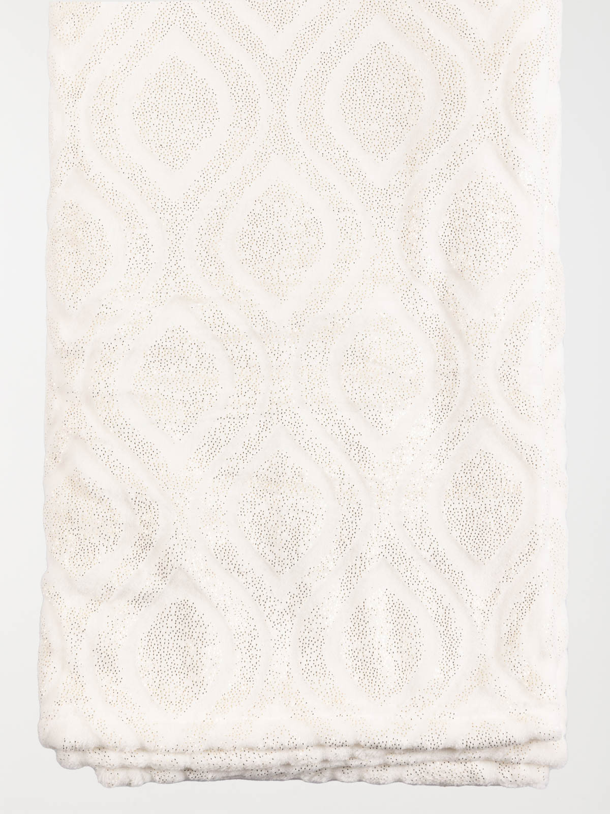 Plaid blanc cassé 130 x 170 cm