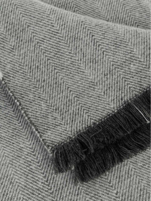 Plaid gris anthracite 130 x...