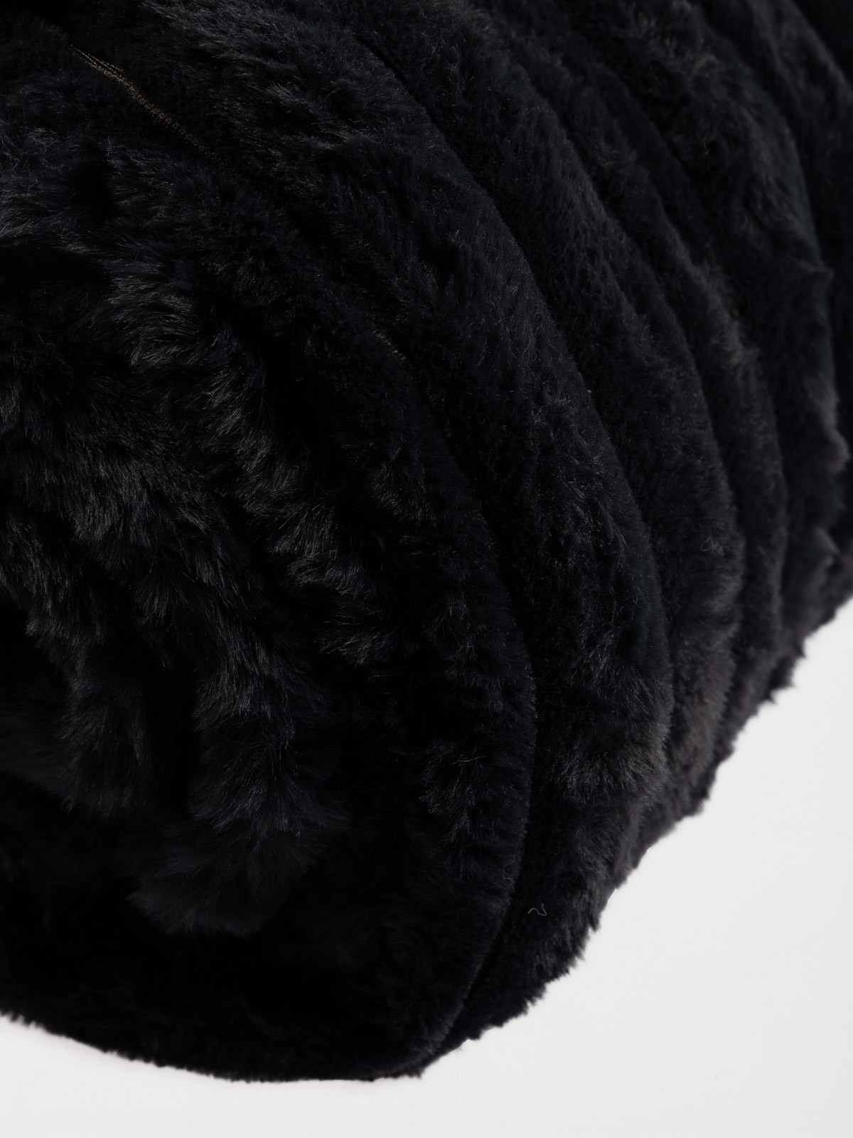 Plaid gris anthracite foncé 130 x 160 cm