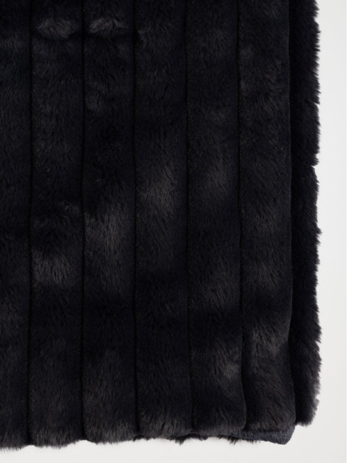 Plaid gris anthracite foncé...