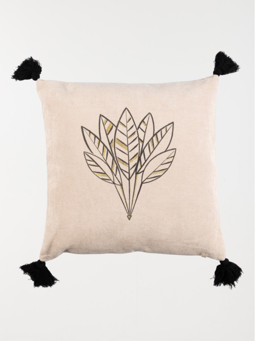 Coussin carré pompons 45 x...