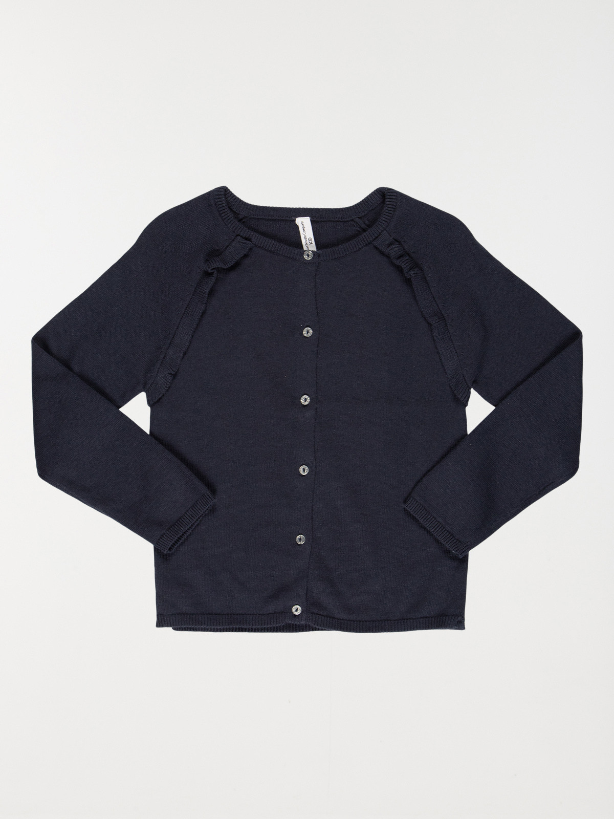 Gilet détail volant fille (3-12A)