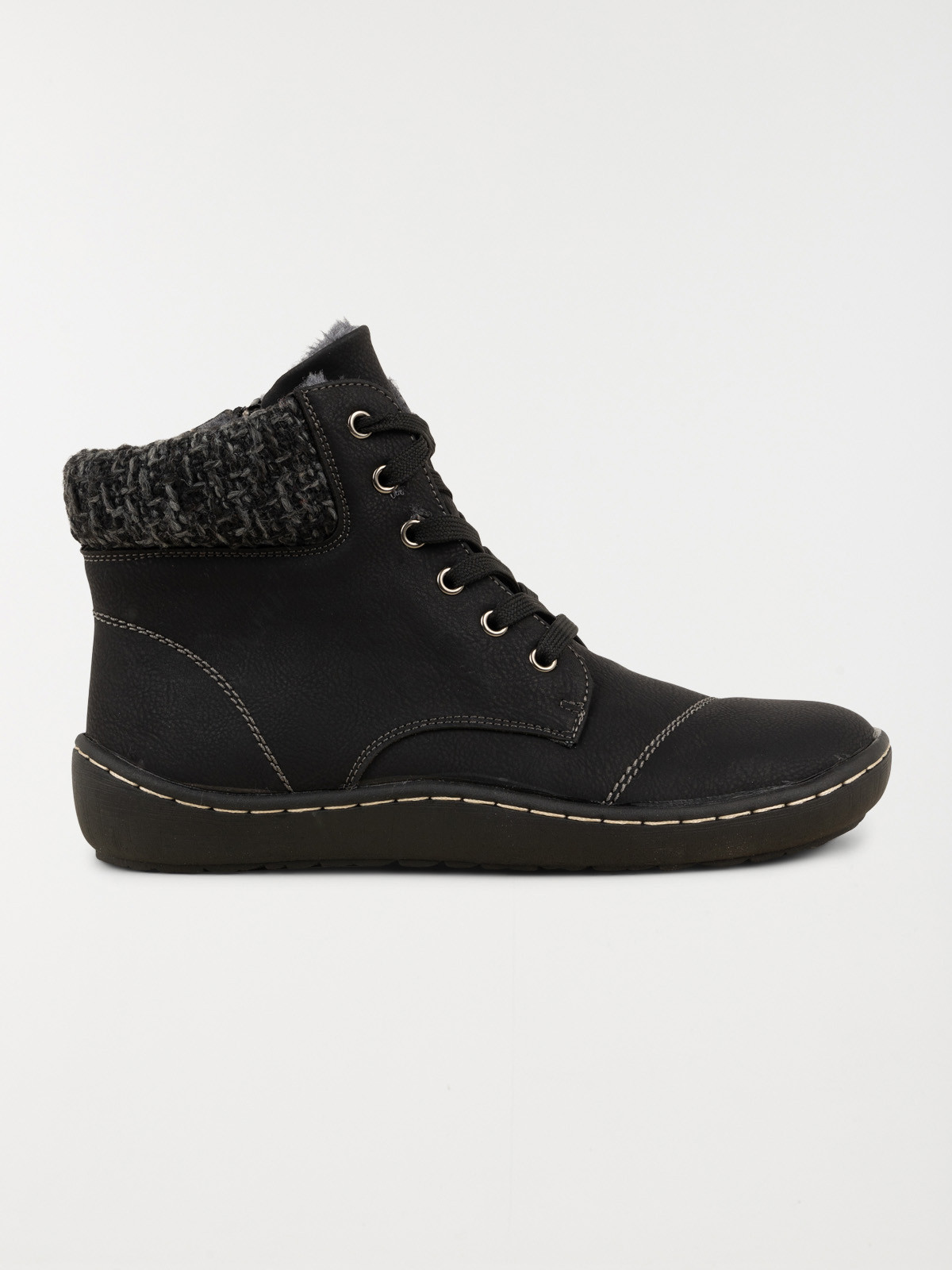 Baskets montantes zippées femme (36-41)
