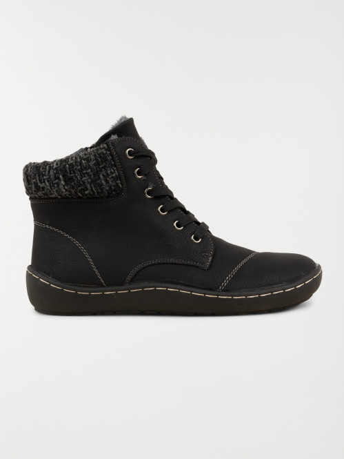 Baskets montantes zippées femme (36-41)