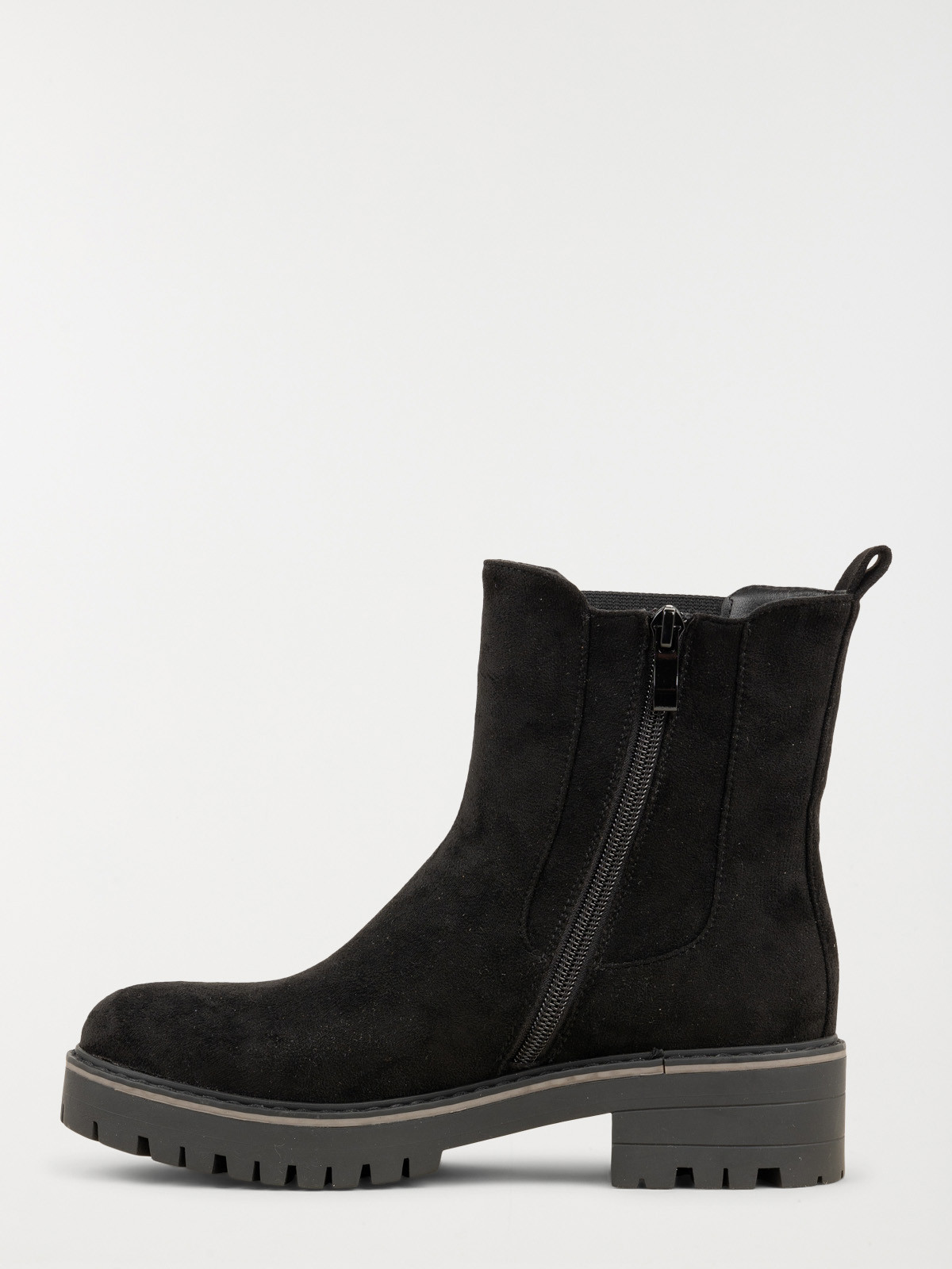 Bottines plates femme noir (36-41)