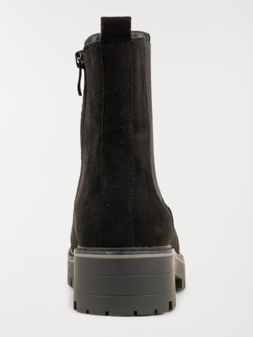 Bottines plates femme noir (36-41)