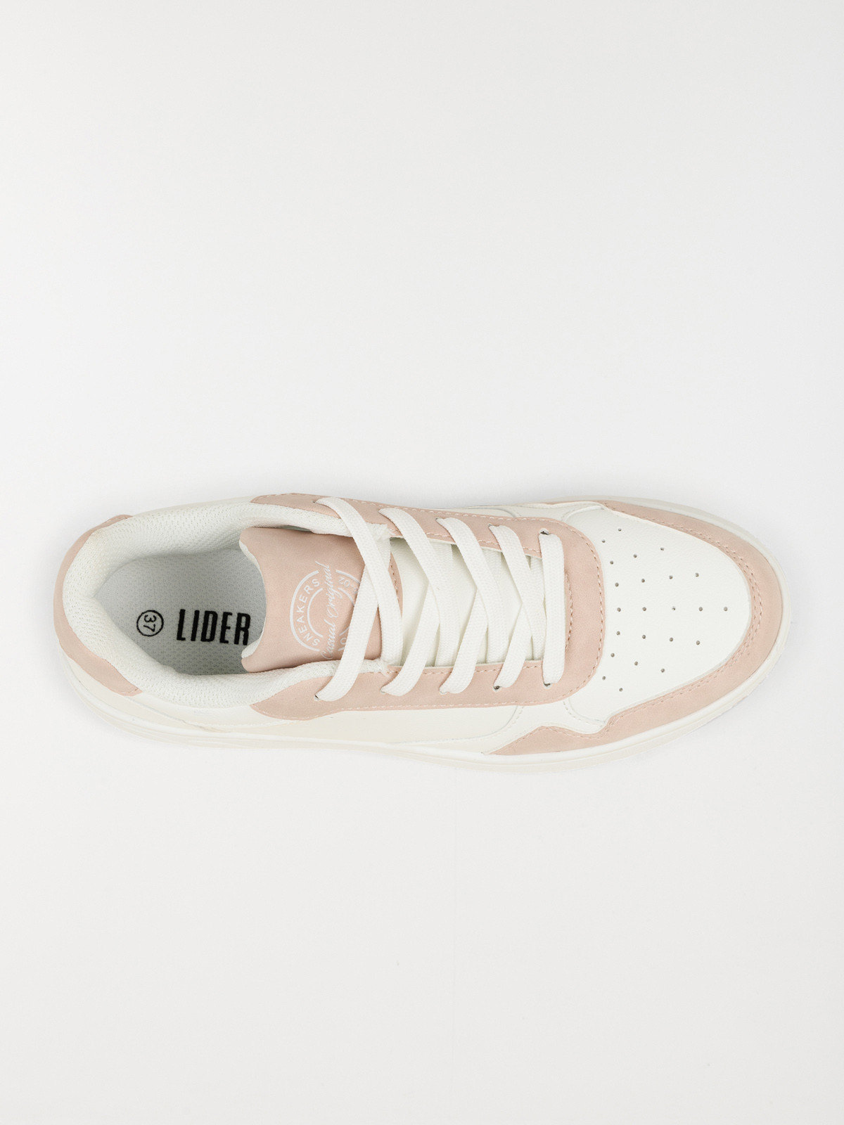 Basket basse femme blanche rose 36 41