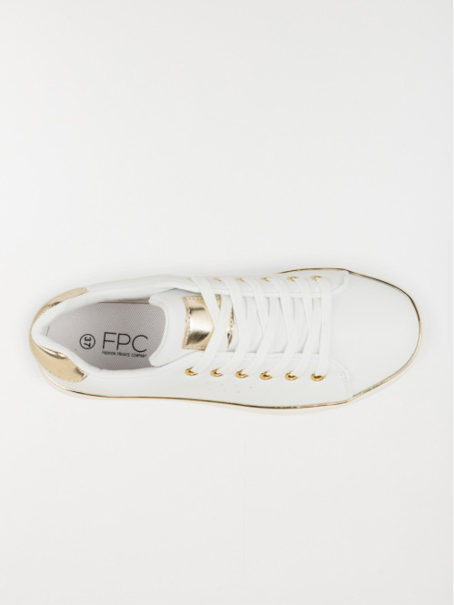 Baskets basses blanches femme 36 41