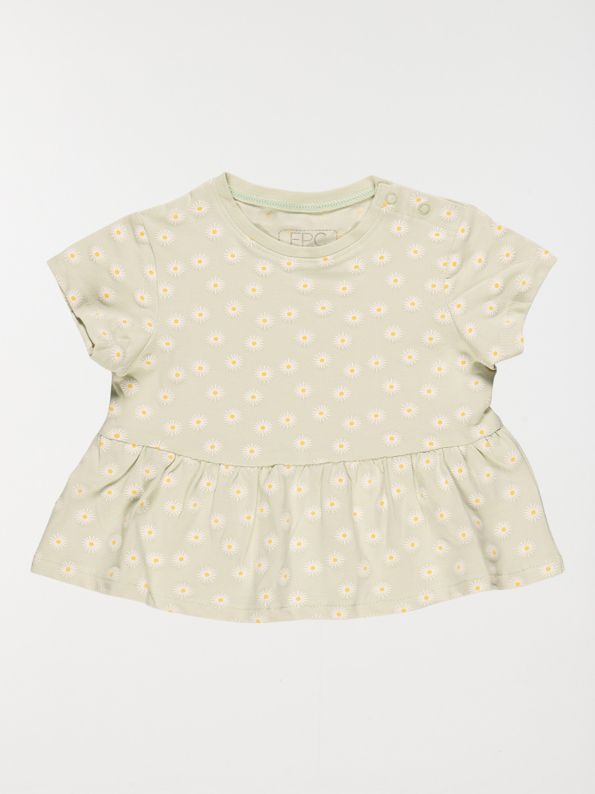 T-shirt imprimé marguerite fille (3-24M)