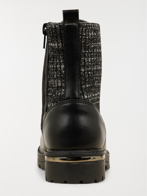 Bottines noires fille (31-36)