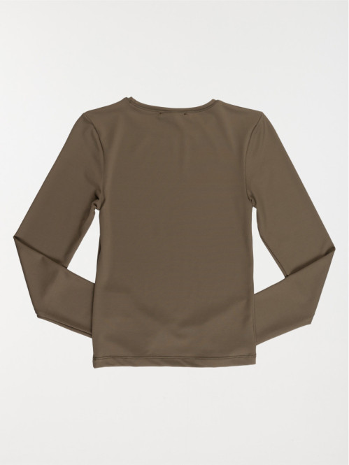 T-shirt vert fougère fille...