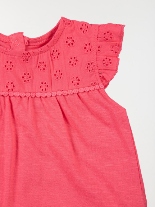 T-shirt manches courtes fille (3-24M)