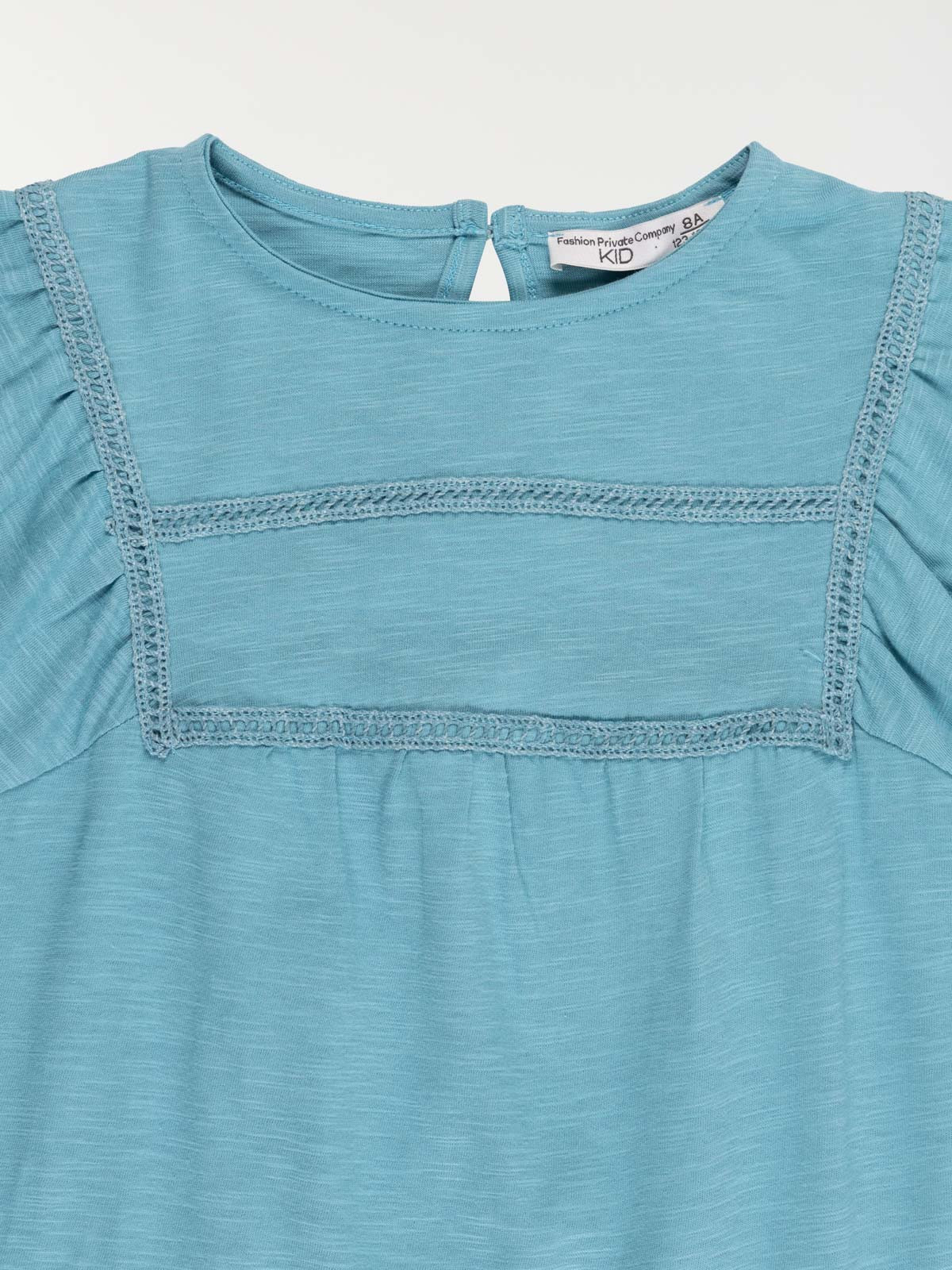 Tee-shirt col rond fille (3-12A)