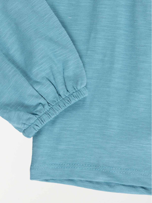 Tee-shirt col rond fille...