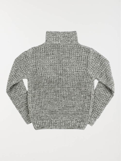 Pull col montant zippé garçon (3-12A)