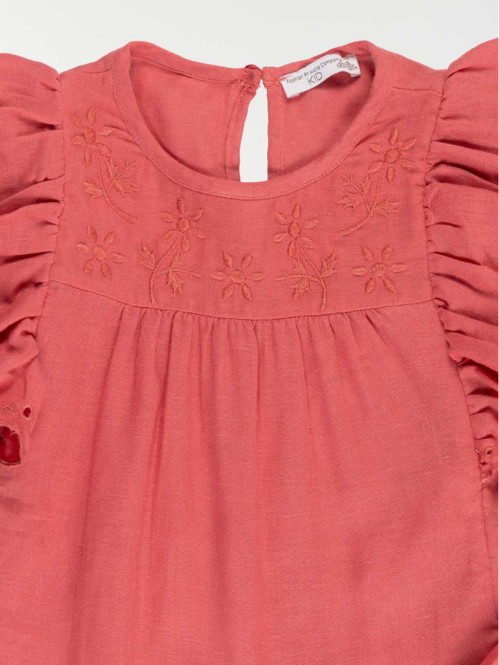 Blouse brodée fille baroque...