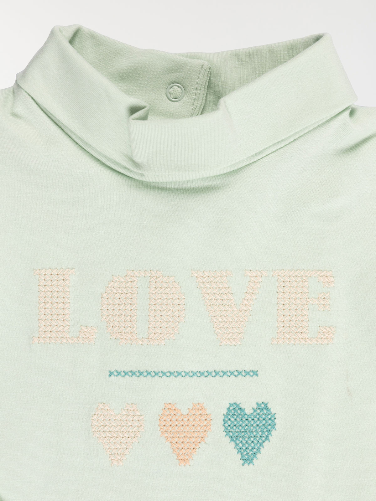 Sous pull fille love coeurs (3-36M) Sous pull fille love coeurs (3-36M)