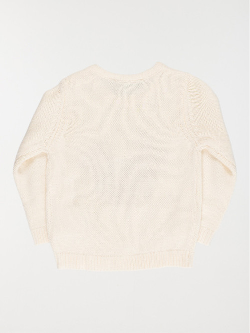 Pull fille motif cerf (3-36M)