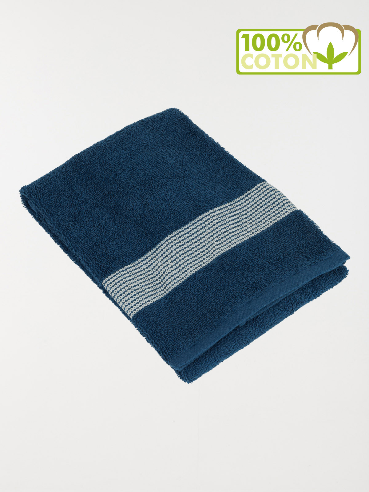 Serviette de toilette bleu
