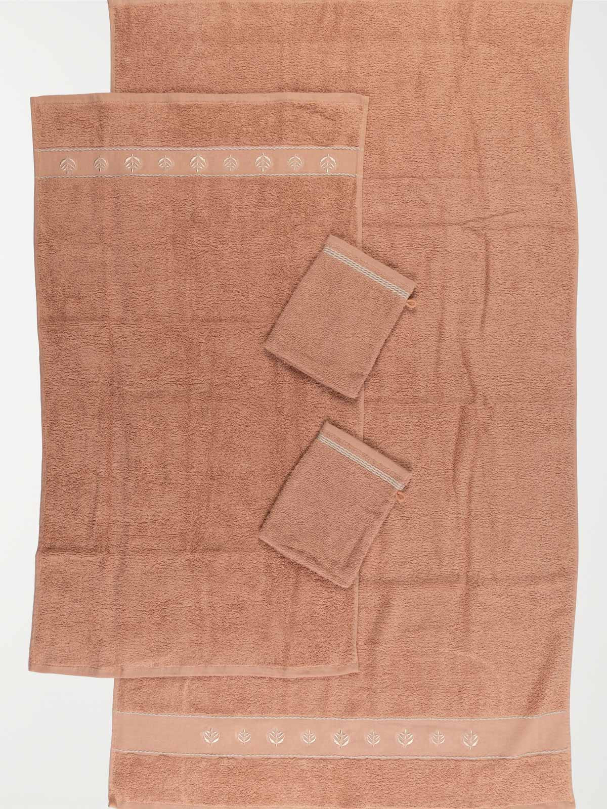 Coffret éponge 4 pièces rose