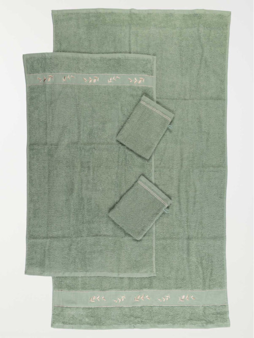 Coffret éponge 4 pièces sauge