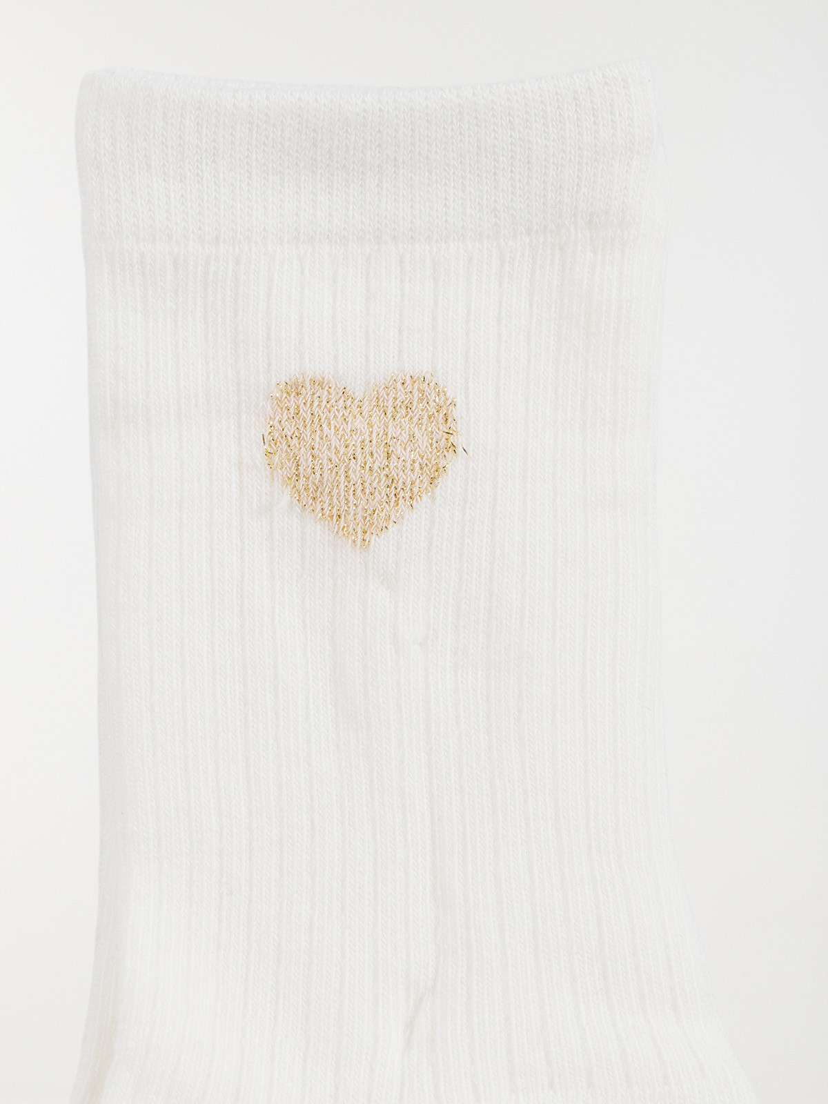 Lot 5 paires chaussettes coeurs filles