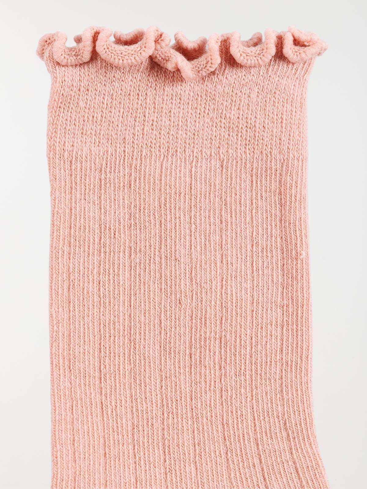 Lot 5 paires chaussettes fleurs filles