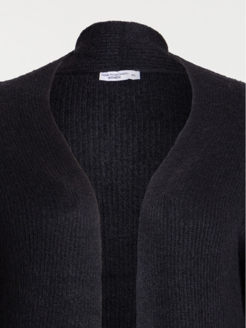 Gilet ouvert noir grande...