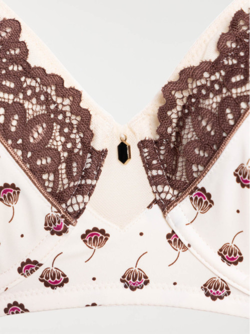 Soutien-gorge fleur grande...