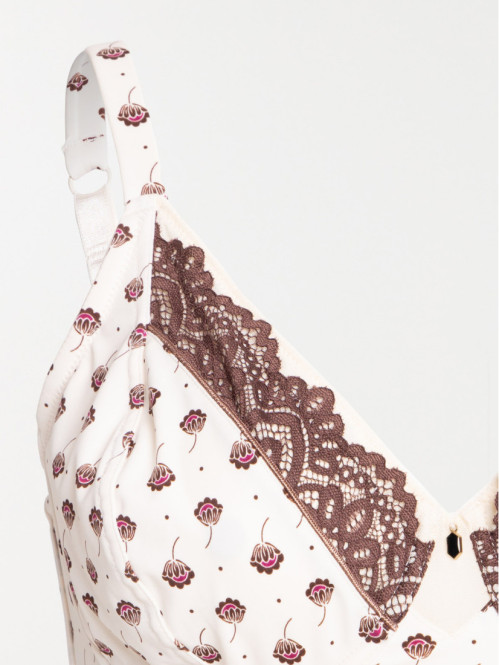Soutien-gorge fleur grande...