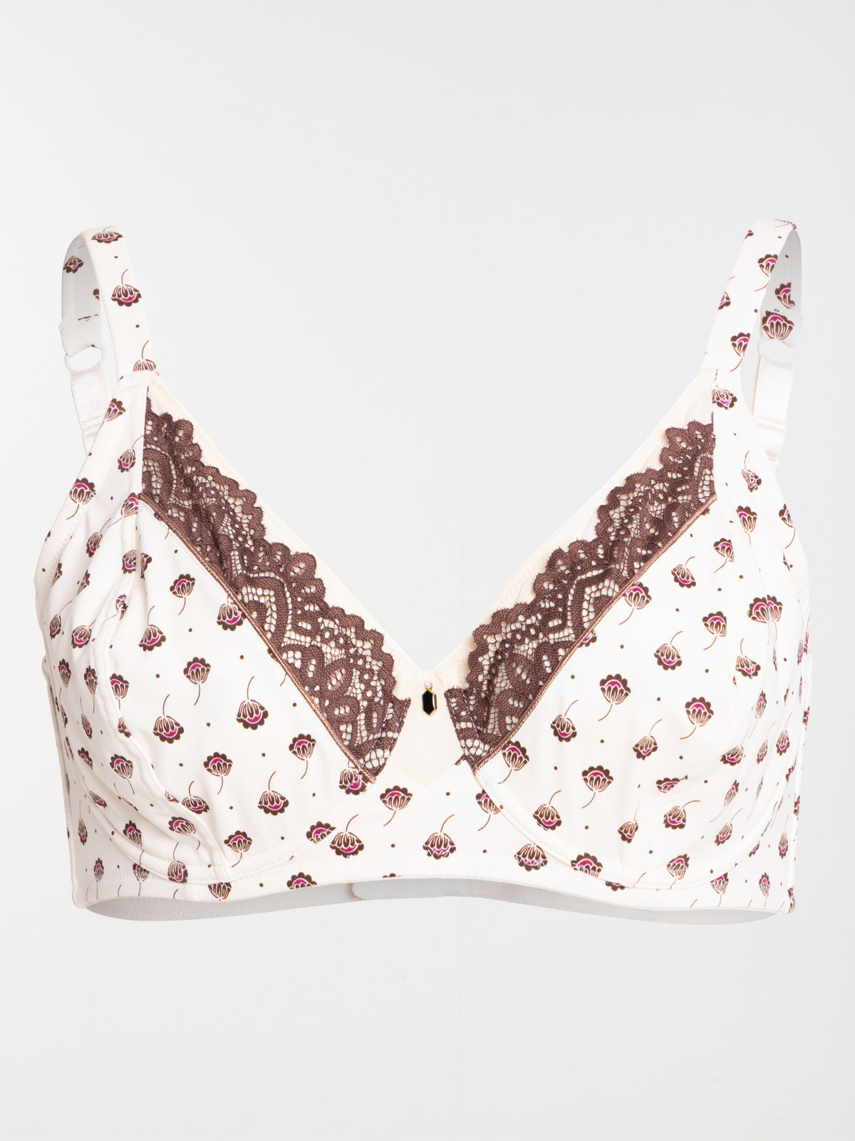 Soutien-gorge fleur grande taille femme