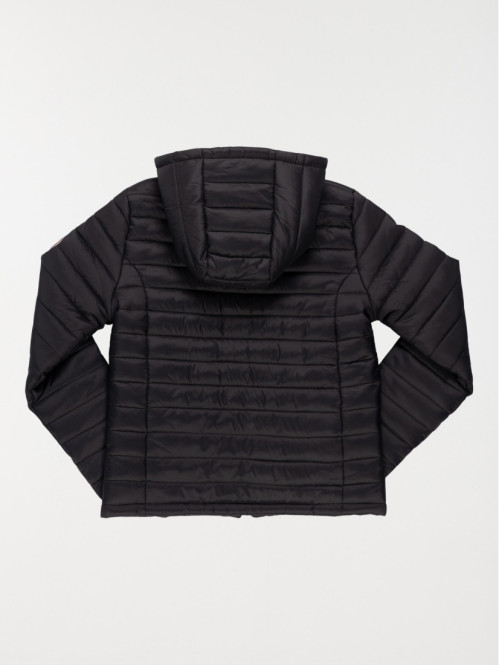 Doudoune a capuche noir fille XXS M