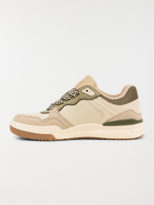 Basket beige et kaki femme (36-41)