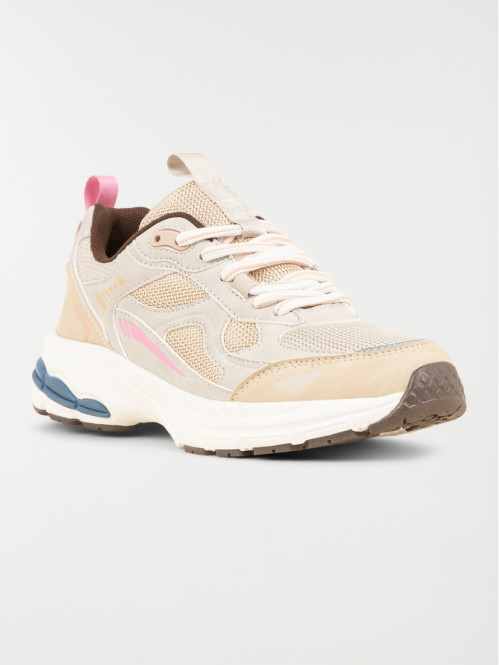 Baskets beiges et roses femme (37-42) Baskets beiges et roses femme (37-42)