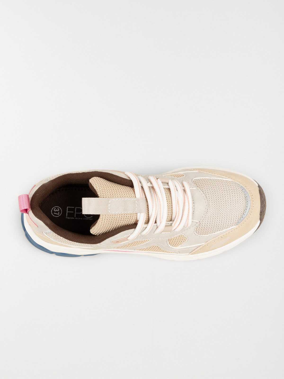 Baskets beiges et roses femme (37-42) Baskets beiges et roses femme (37-42)