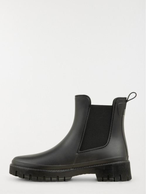 Bottines noires mates femme...