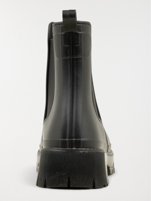 Bottines noires mates femme...