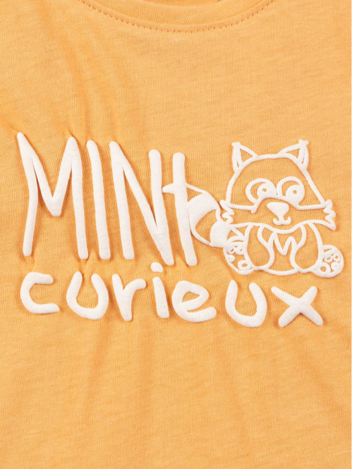 T-shirt papaye message garçon (3-24M) T-shirt papaye message garçon (3-24M)