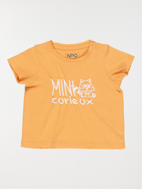 T-shirt papaye message garçon (3-24M)