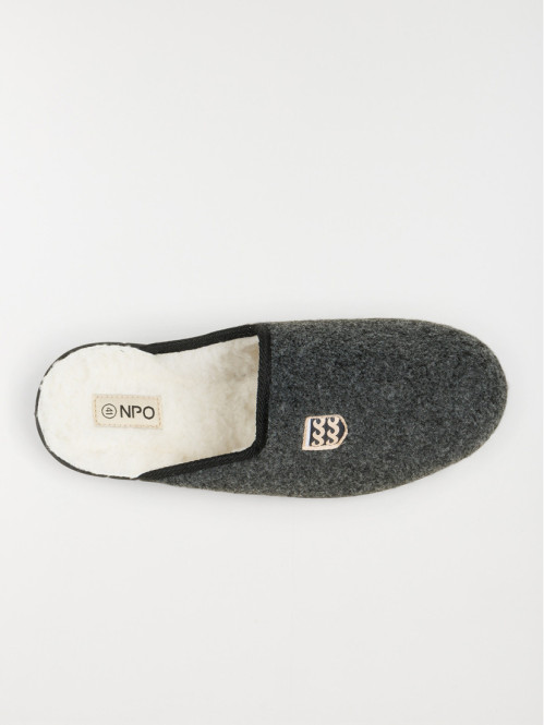 Chaussons mules gris hommes (40-46) Chaussons mules gris hommes (40-46)