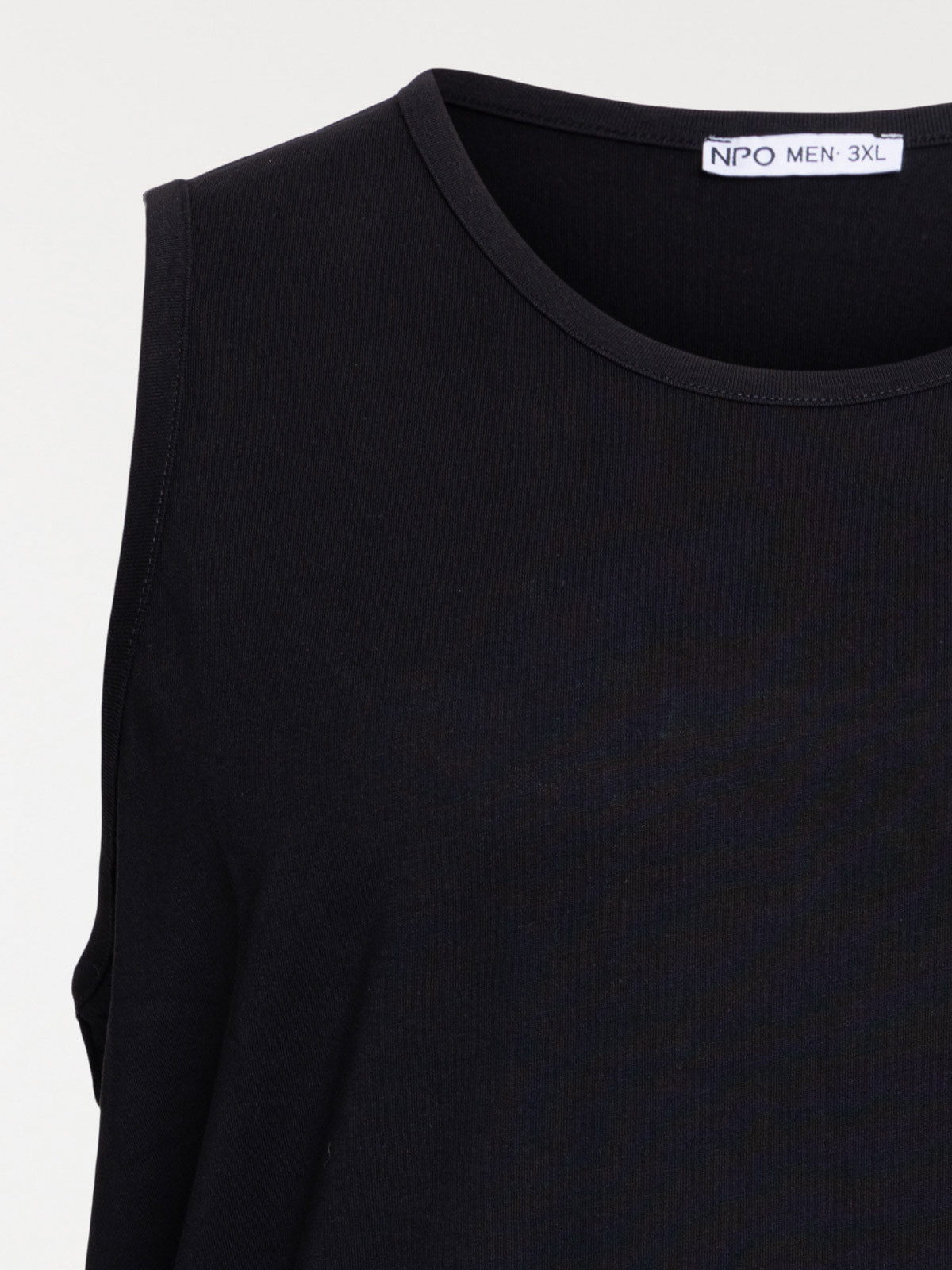 Débardeur noir grande taille homme Débardeur noir grande taille homme