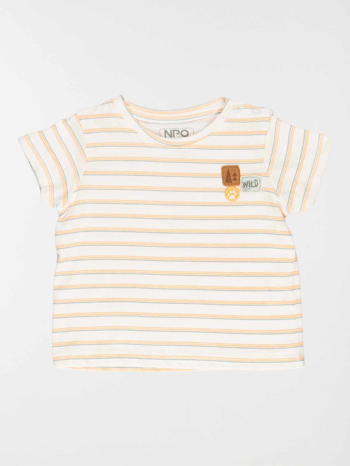 T-shirt rayé fantaisie garçon (3-24M)