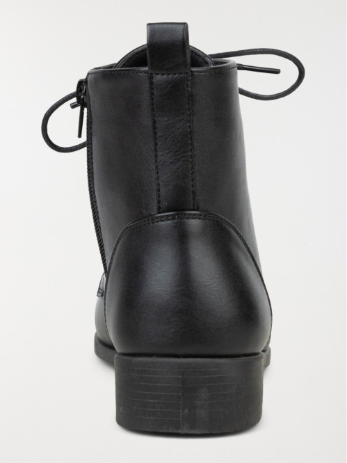 Bottines noires lacets...