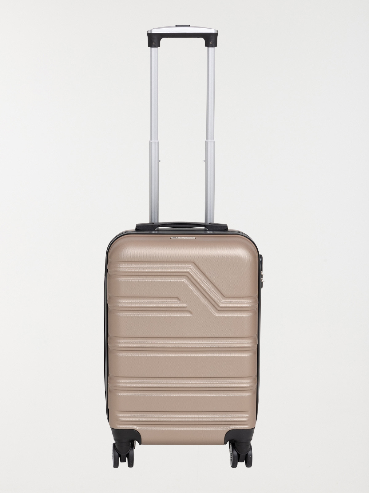 Valise rigide champagne à roulettes