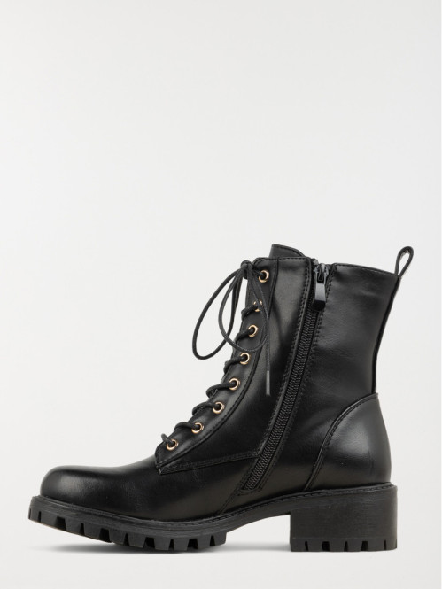 Bottines à lacets noires...