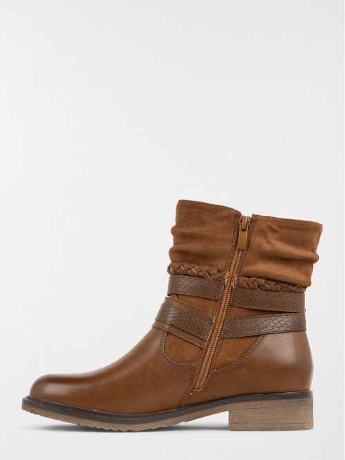 Bottines femme brides...